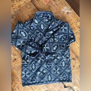 Vintage 1992 Patagonia Made in USA Synchilla Nordic Geometric Fleece M